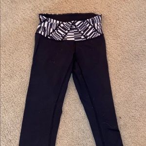 lululemon black leggings size 2